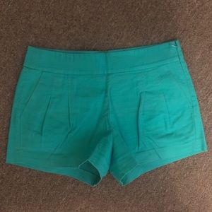 J.Crew Teal Shorts Size 2 with Side Zip